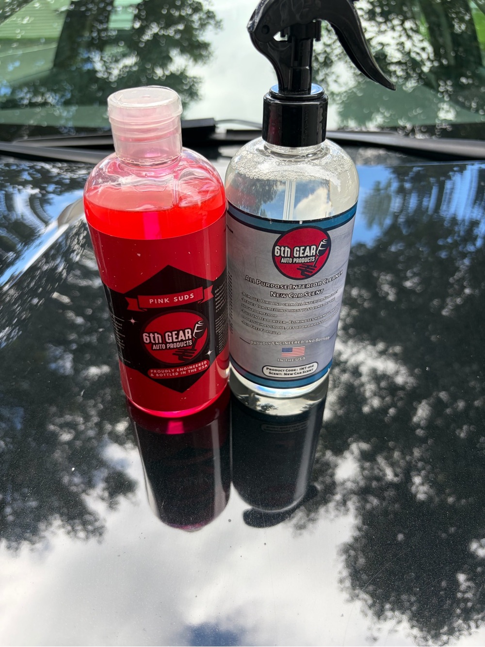 Interior and exterior car cleaning duo